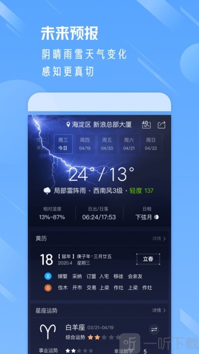 一周天气通