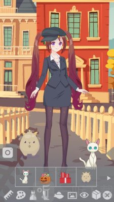 动漫女孩爱打扮