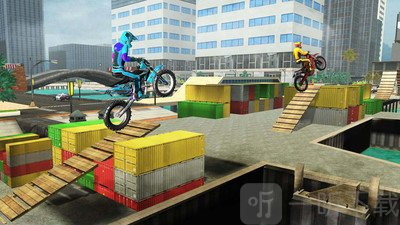 自行车特技表演