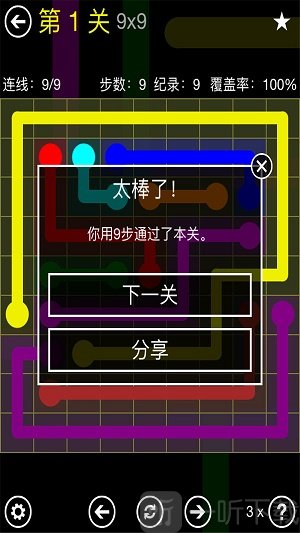 对点相连