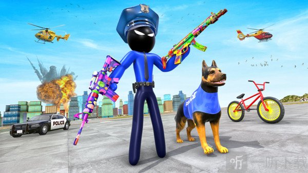 火柴人警察