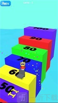 3D马拉松楼梯