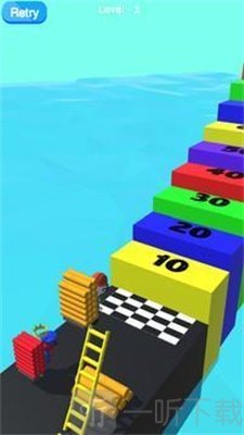 3D马拉松楼梯