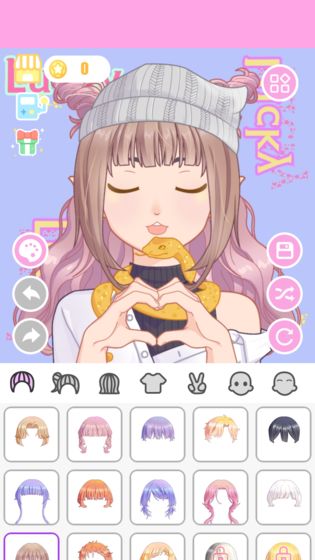 可爱的动漫女孩换装