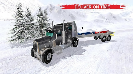 冬季雪卡车3D模拟