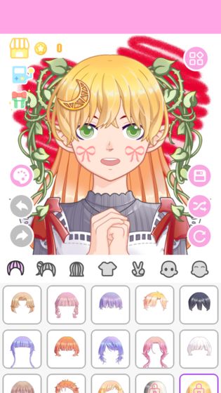 可爱的动漫女孩换装