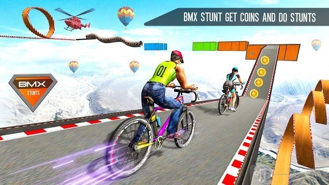 BMX自行车特技