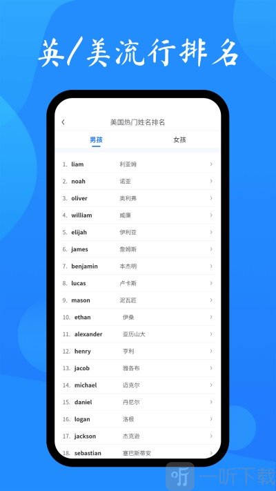 英文名取名助手