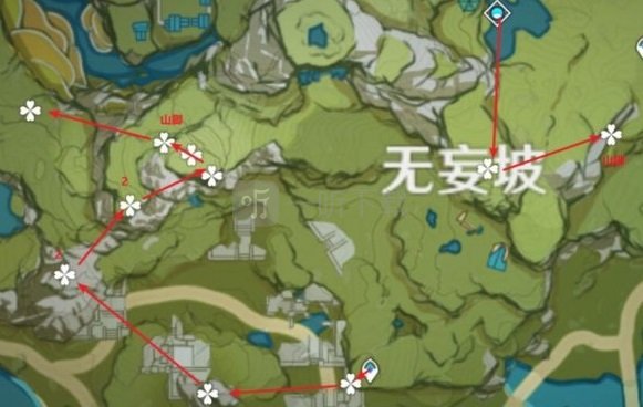 原神清心花在哪里刷新 清心花采集点分布图