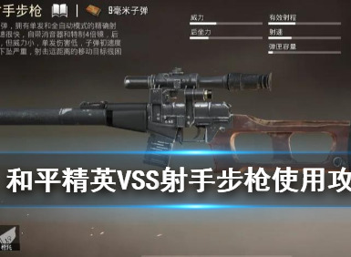 和平精英VSS怎么用 VSS使用攻略