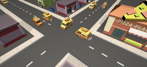 模拟过十字路口