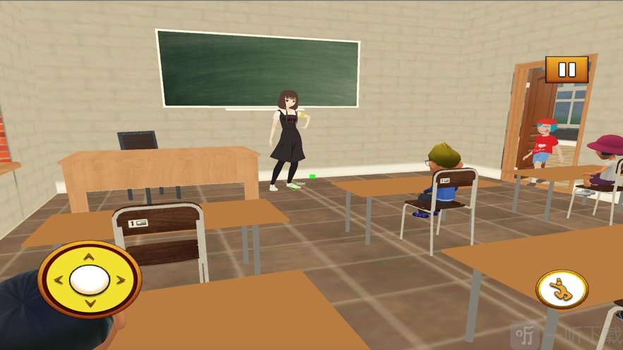 动漫高中老师3D