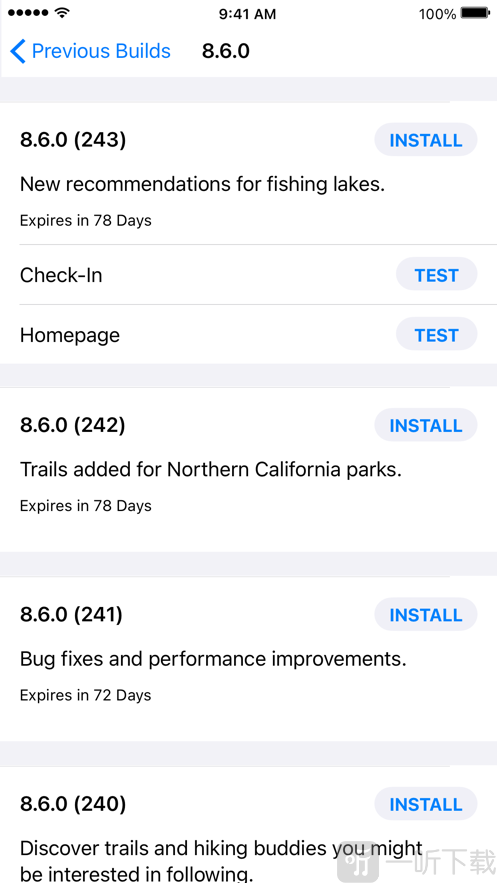 开支小计TestFlight