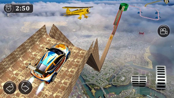 空中赛道汽车特技挑战赛