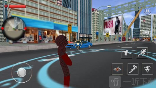 火柴人蜘蛛绳索英雄3D