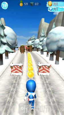 雪地跑酷