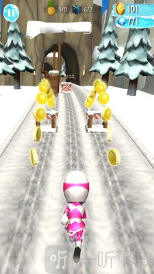雪地跑酷