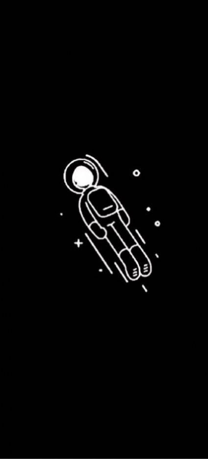旋转太空小人壁纸