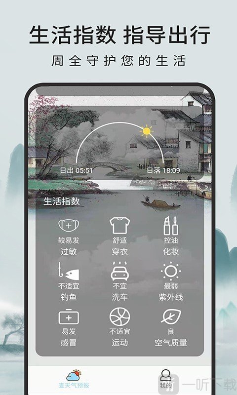 一毫天气预报