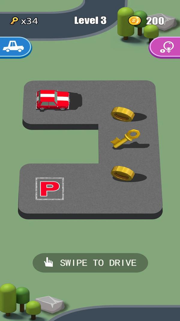 画线停车