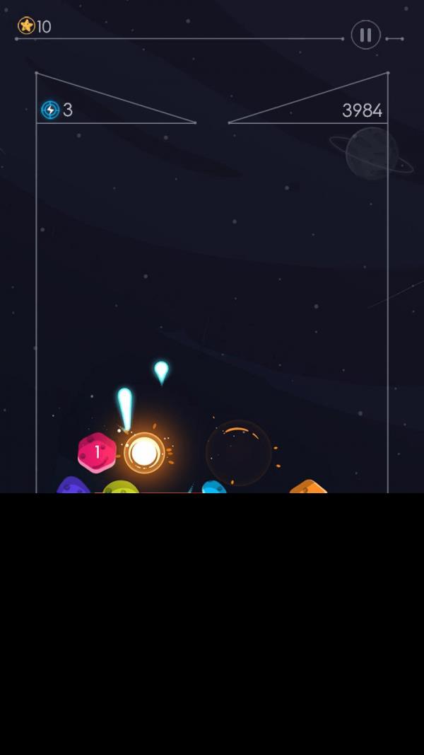 重力球击破小行星