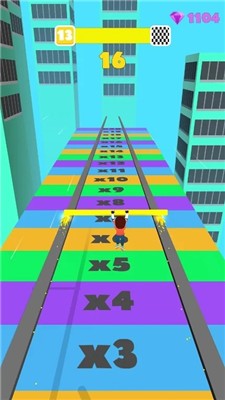 屋顶古怪的滑轨