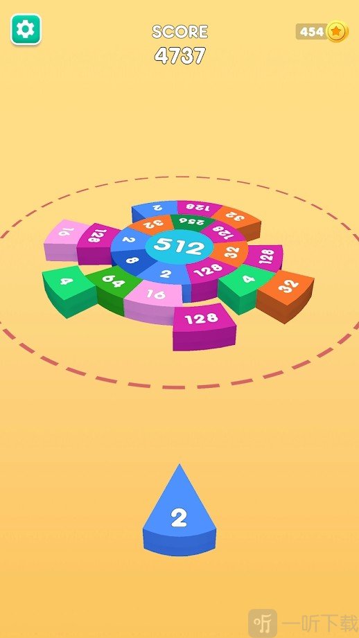 击中2048