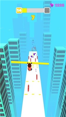 屋顶古怪的滑轨