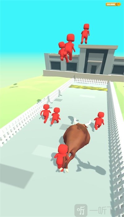 公牛奔跑3D
