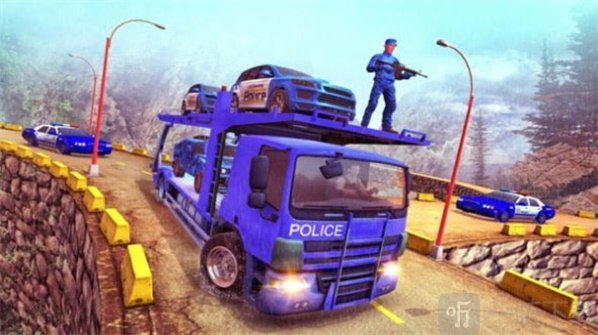 流行的警车运输