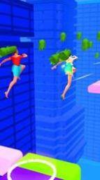 美少女頭發賽跑