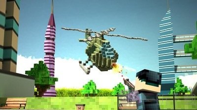 惊人直升机射击