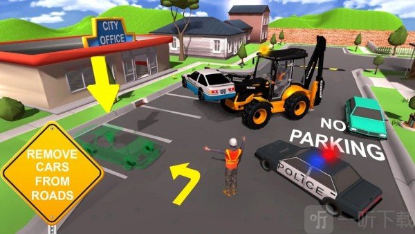 3D挖掘起重机