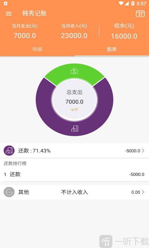 韩秀记账