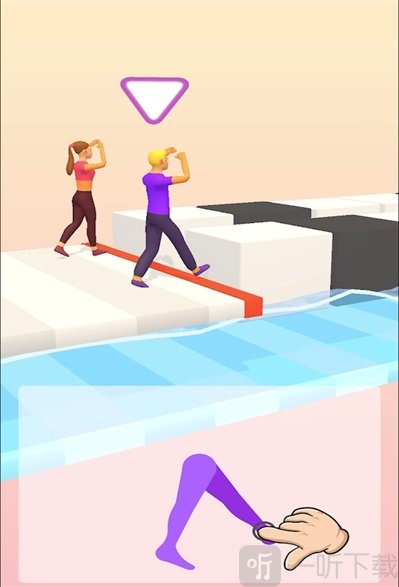 腿部跑步者3D
