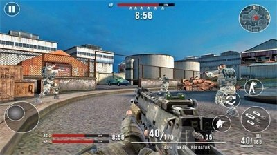 士兵前线射击