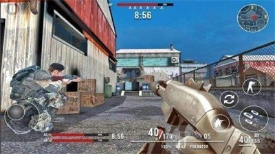 士兵前线射击