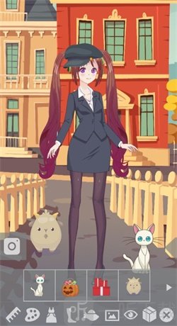 动漫女孩家庭生活