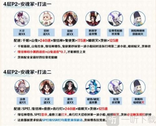 阴阳师永生之海第四层阵容攻略  不需要灯姐也能打