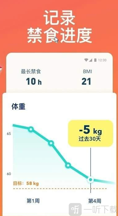 Window禁食追踪器