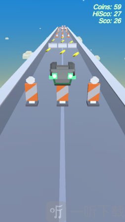 汽车天空跑