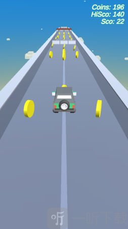 汽车天空跑