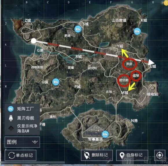 和平精英ss14跳伞位置在哪  物资落点推荐