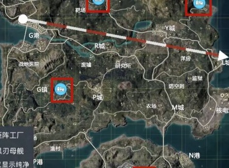 和平精英ss14跳伞位置在哪  物资落点推荐