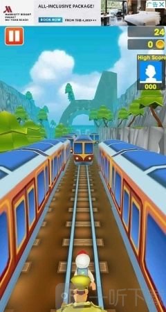 地铁冲浪运动员