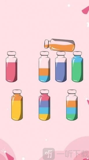 七彩水排序拼图