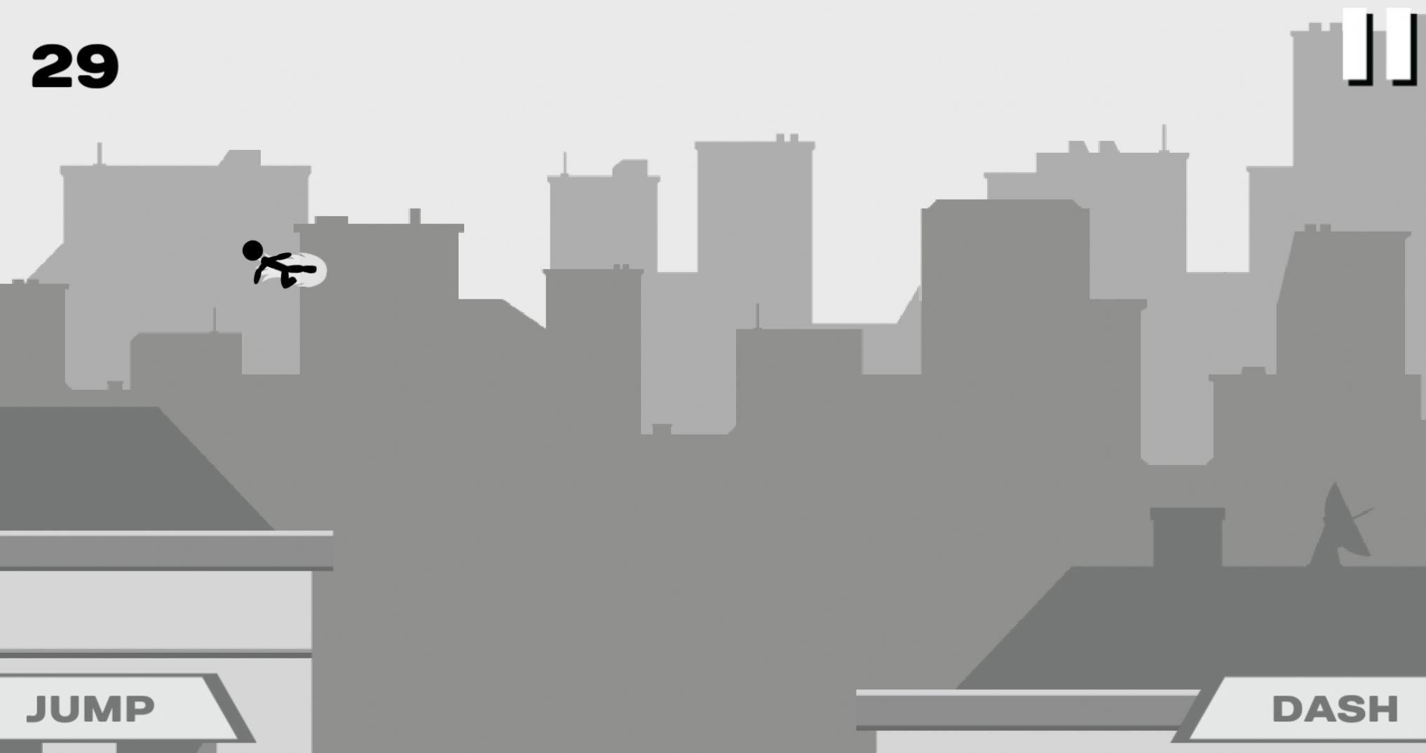 火柴人屋顶狂奔