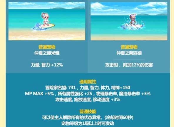 DNF夏日宠物升级年宠方法  DNF夏日宠物怎么才能升级成年宠