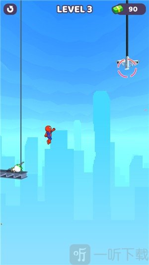 蜘蛛侠飞钩跑酷