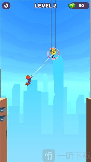 蜘蛛侠飞钩跑酷